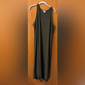 Athleta Presidio Dress, olive green -size Large